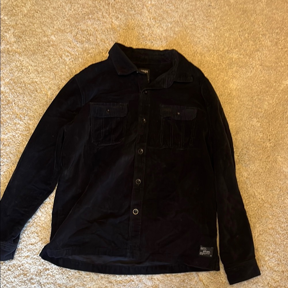 Men's Blue Corduroy Shirt
